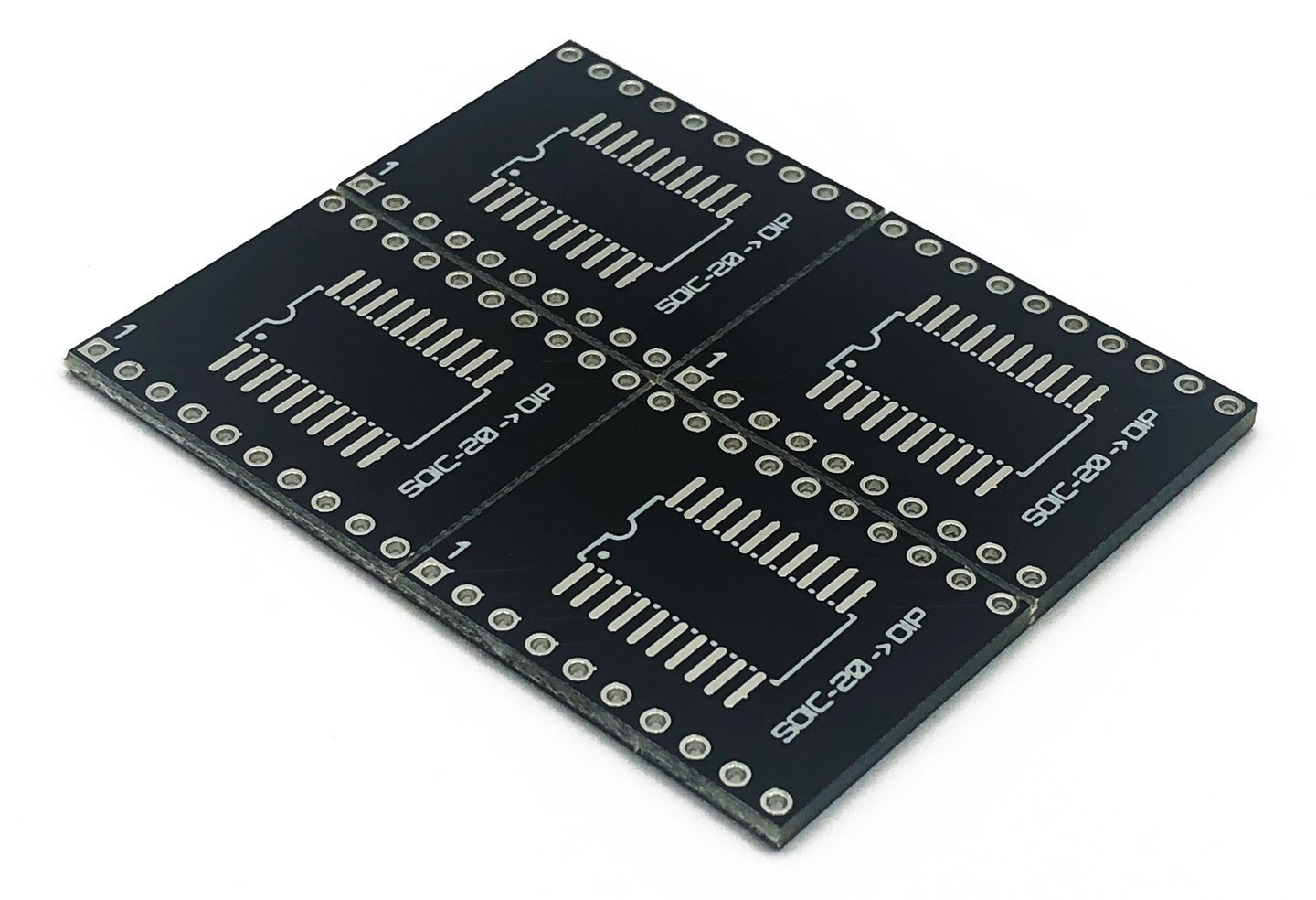SOIC-20 (Wide Package) to DIP-20 Breakout Board